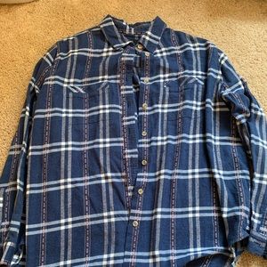 Oversized plaid flannel